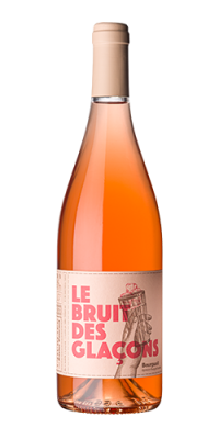 Illustration bouteille Bruit des glaçons rosé